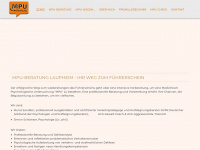 laupheim-mpu.de Webseite Vorschau