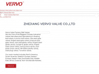 vervovalve.com Webseite Vorschau