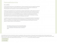 osteopathentermine.de Webseite Vorschau