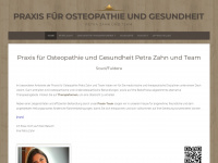 osteopathiezahn.ch Webseite Vorschau