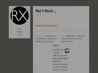 redxmusic.ch Webseite Vorschau