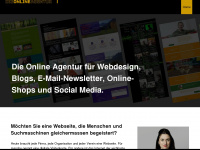 dieonlineagentur.ch Webseite Vorschau