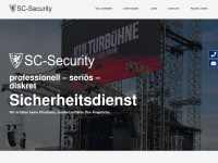 sc-security.de Webseite Vorschau