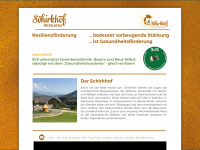 schirkhof.at Webseite Vorschau