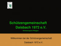 schuetzenverein-daisbach-1972ev.de Webseite Vorschau