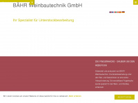 baehr-weinbautechnik.com Webseite Vorschau