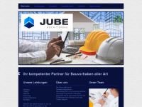 jube-bau.de Webseite Vorschau