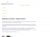 kaeppel-solutions.de Webseite Vorschau