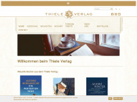 thiele-verlag.com Webseite Vorschau