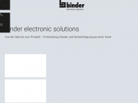 binder-electronic-solutions.de Webseite Vorschau