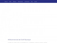 stoff-boutique.ch Webseite Vorschau