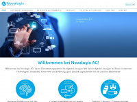 novalogix.ch Webseite Vorschau