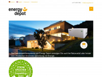 energydepot.ch Webseite Vorschau
