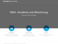 milchdata.ch Webseite Vorschau