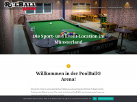 poolball-arena.com Webseite Vorschau