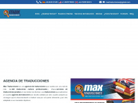 maxtraducciones.com Webseite Vorschau