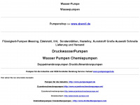 wasser-pumpe.com Webseite Vorschau