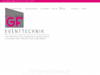 gf-eventtechnik.de Webseite Vorschau