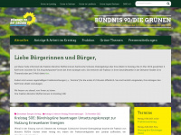 gruene-kreistag-soe.de Webseite Vorschau