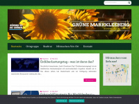 gruene-markkleeberg.de Webseite Vorschau