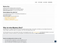 mystery-box.de Webseite Vorschau
