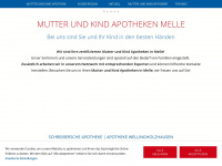 mutterkind-apotheke-melle.de Webseite Vorschau