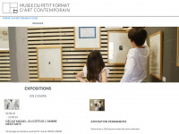 museedupetitformat.be Webseite Vorschau