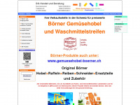 boerner-shop.ch Webseite Vorschau