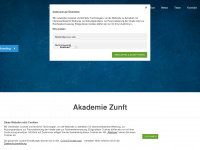 akademie-zunft.de Webseite Vorschau