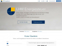 lhm-energiesteuer.de Webseite Vorschau