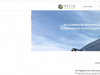 resiq.ch Webseite Vorschau