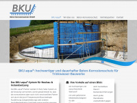 bku-aqua.com Webseite Vorschau
