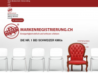 markenregistrierung.ch Webseite Vorschau