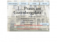 praxis-am-gutenbergplatz.de Webseite Vorschau