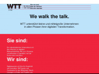 wtt-digital.com Webseite Vorschau