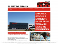 elektro-braun-mietingen.de Webseite Vorschau