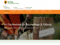 ontop-baumpflege.de Webseite Vorschau