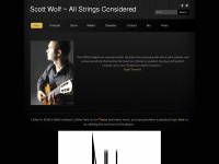 scottwolfguitar.com Webseite Vorschau