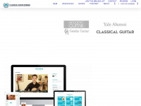 classicalguitarcorner.com Webseite Vorschau