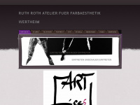 ruth-roth.com Webseite Vorschau