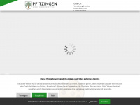 pfitzingen.info Webseite Vorschau