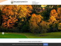 wildentierbach.info Webseite Vorschau