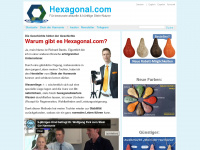 hexagonal.com Webseite Vorschau