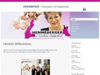 friseur-henneberger.de Webseite Vorschau