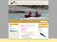 kanu-trekking.com Webseite Vorschau