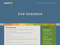 zivehodonice.cz Webseite Vorschau