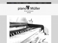 piano-müller.ch Webseite Vorschau