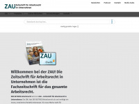 zau-zeitschrift.de Webseite Vorschau
