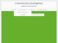 pyrofighter.de Webseite Vorschau