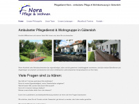 pflegedienst-nora.de Webseite Vorschau